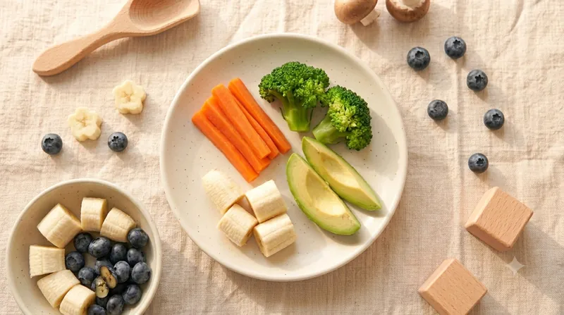 Karotten-Illustration – Baby-led Weaning vegan